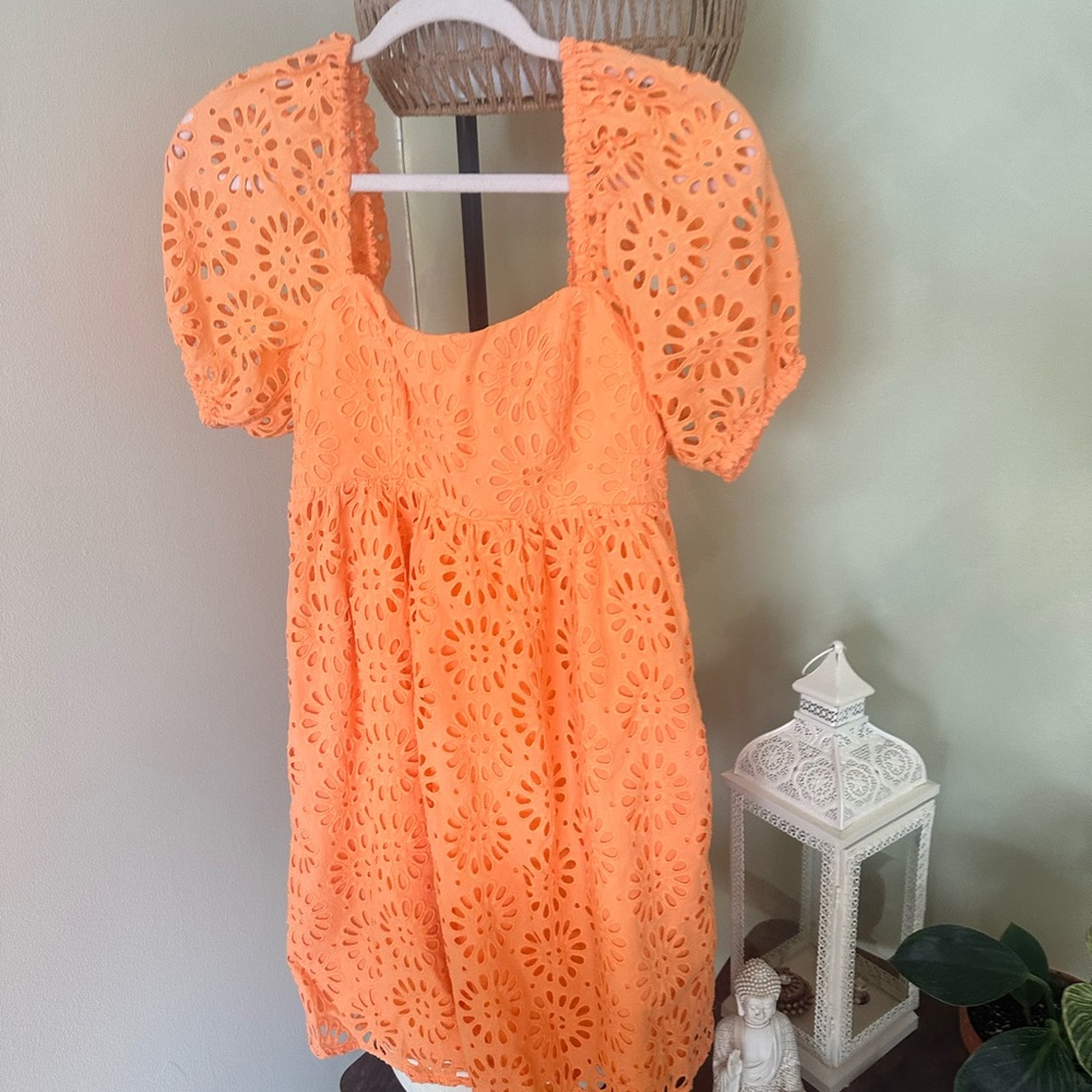 Lilly Pulitzer Orange Mini Dress